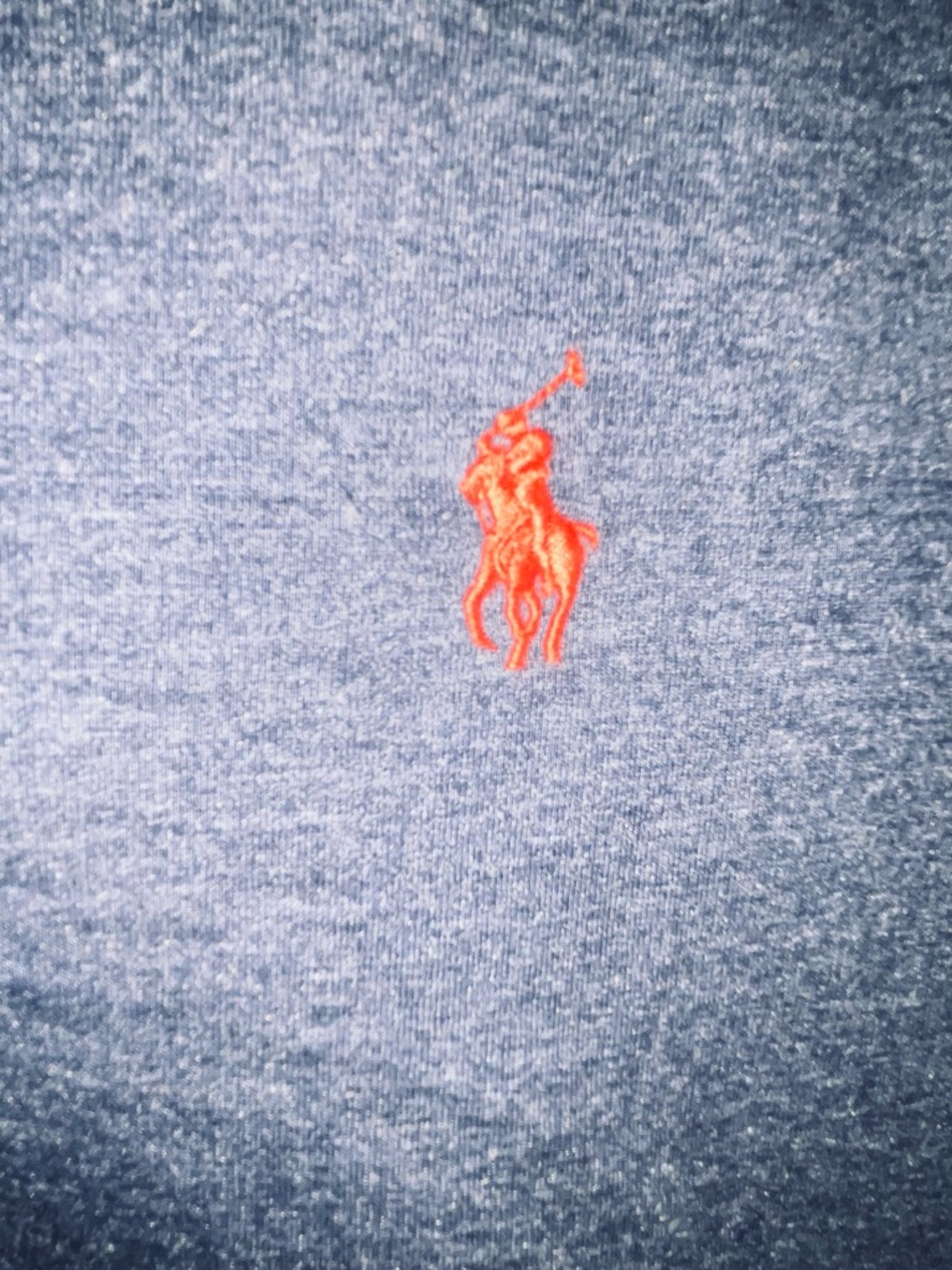 Polo by Ralph Lauren Navy Short-Sleeve Henley with Red Pony Logo large - Picture 3 of 7